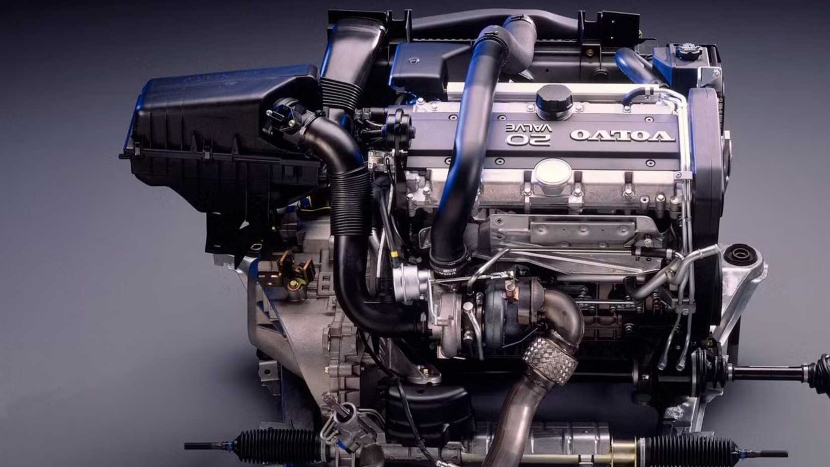 Volvo 850 Turbo engine and drivetrain.