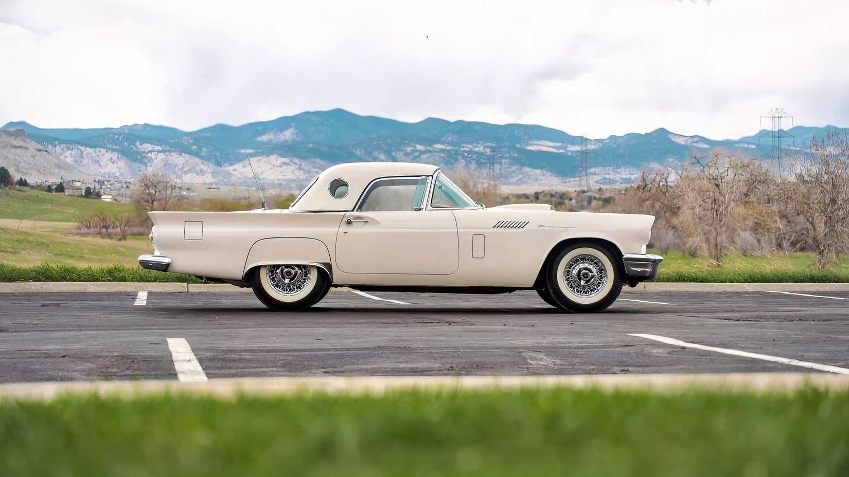 1957 Ford Thunderbird side shot