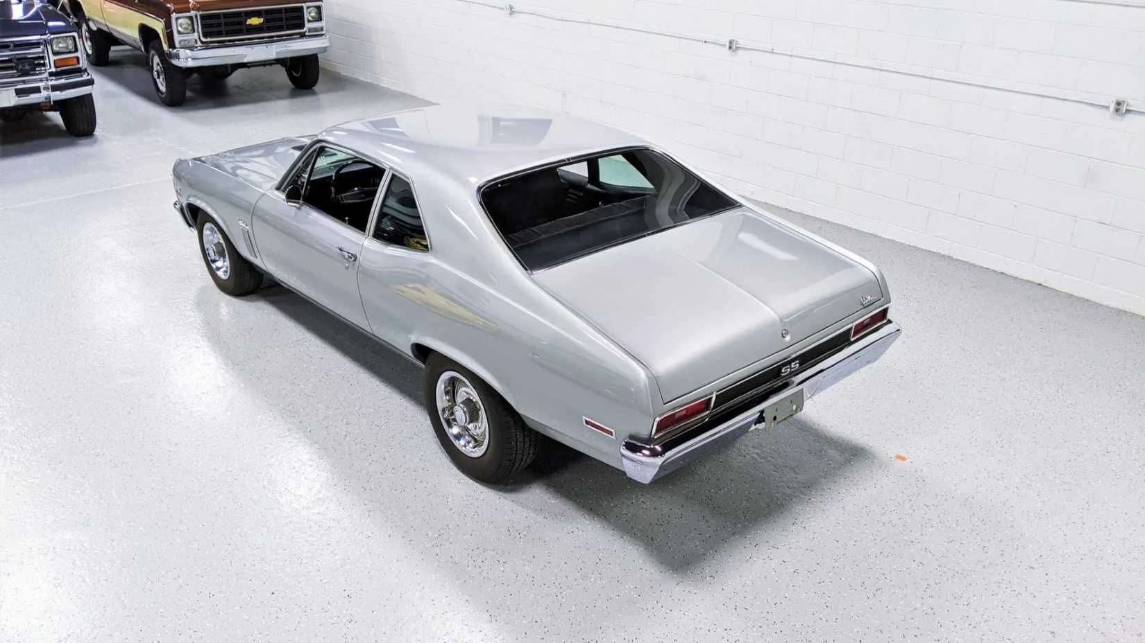 Chevrolet Nova SS 1970, quarto traseiro de cima para baixo