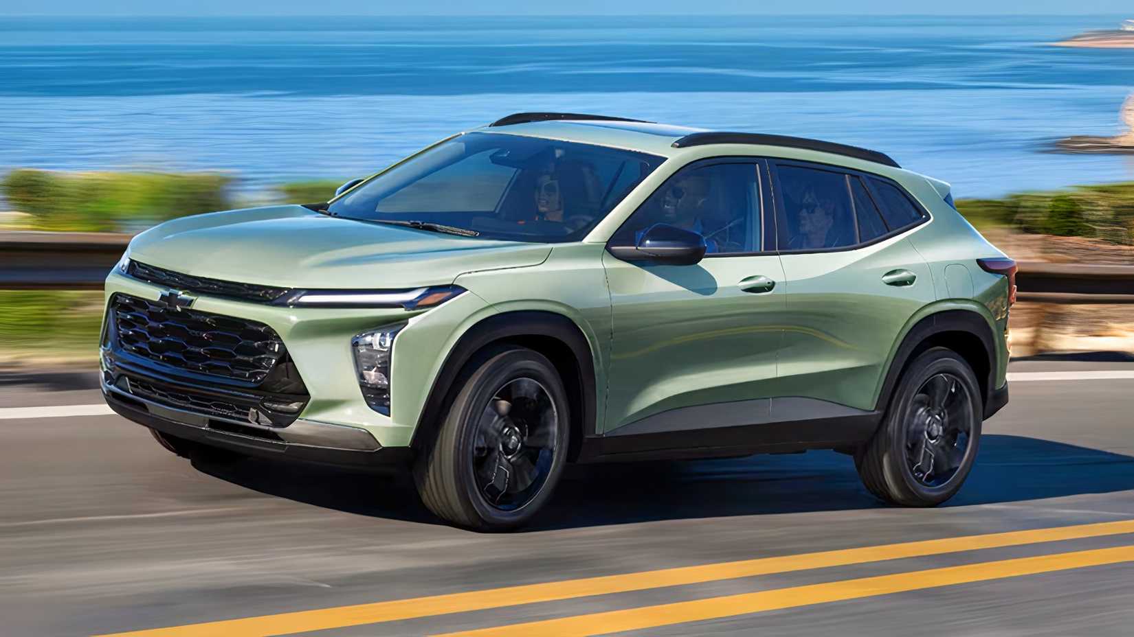 2026 Chevrolet Trax front side driving view