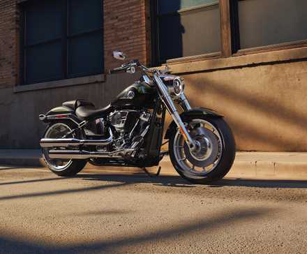Garoto gordo Harley-Davidson