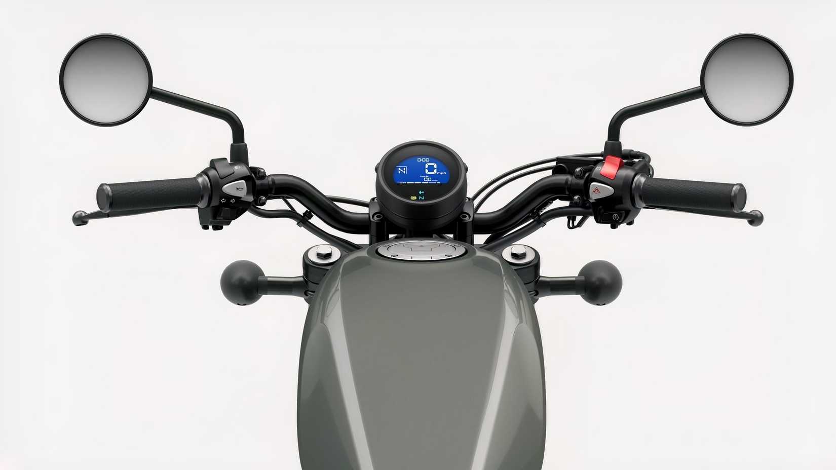 2026 Honda Rebel 300 E-Clutch controls