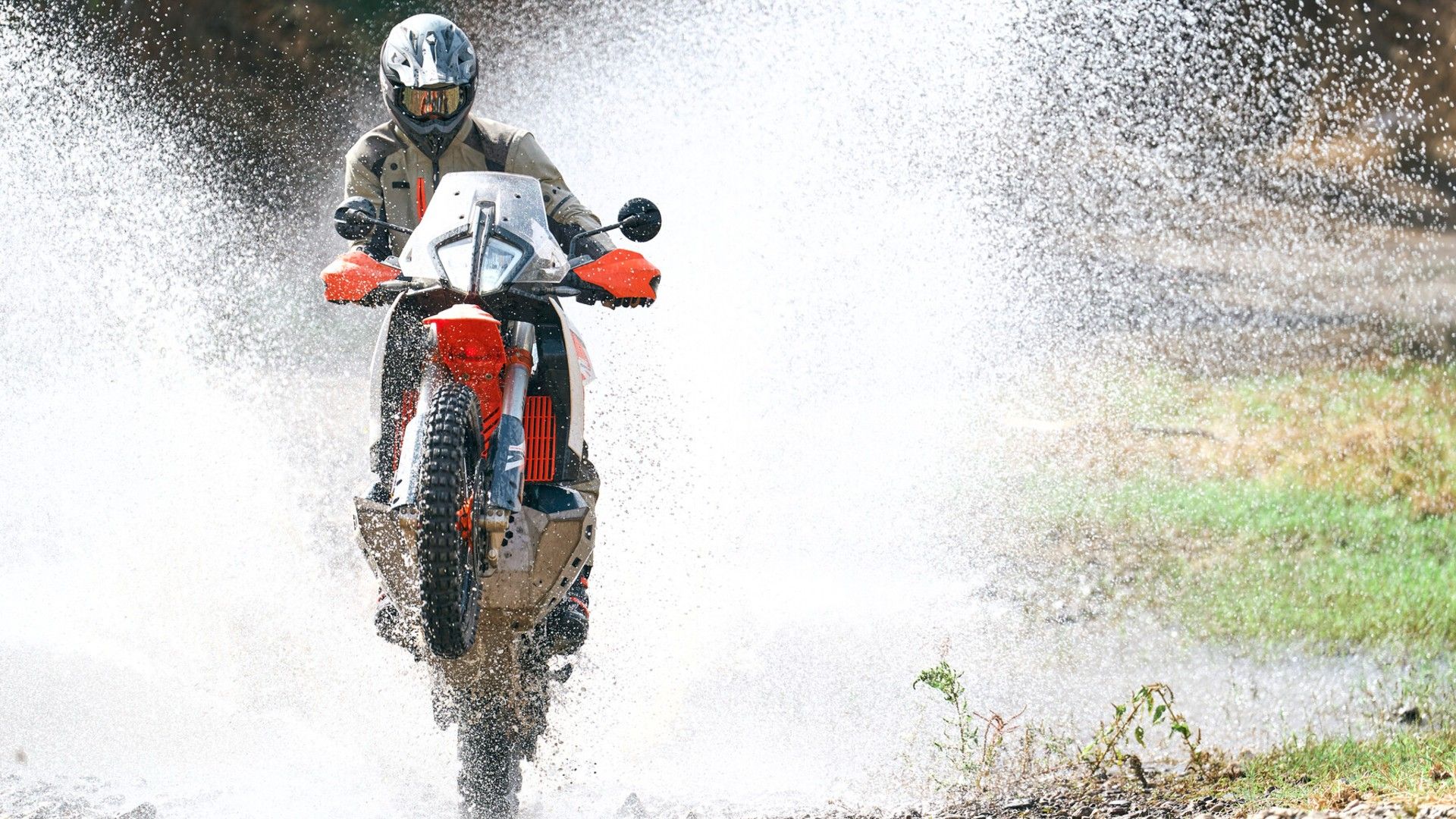 2026 KTM 890 Adventure R Wheelie Water Crossing