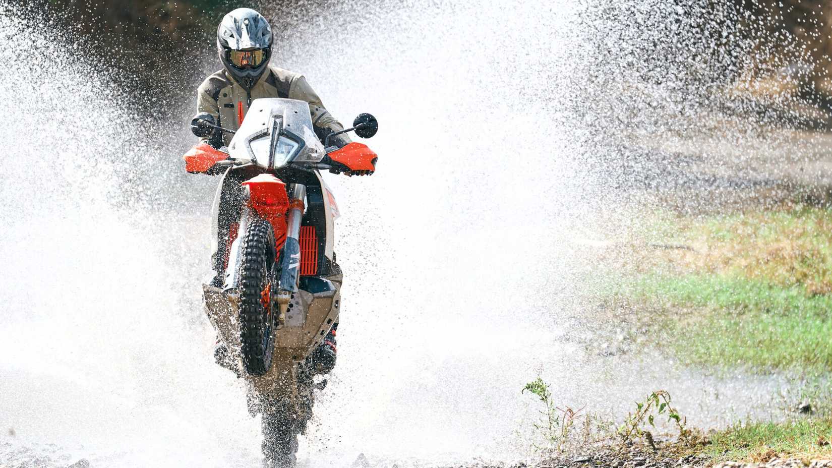 2026 KTM 890 Adventure R Wheelie Water Crossing