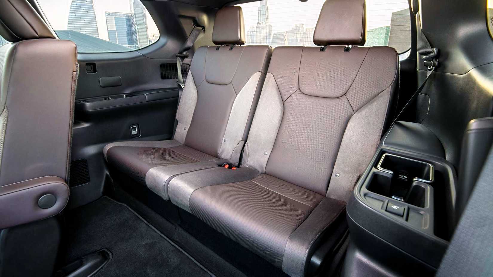 2026 Lexus TX PHEV interior view rear