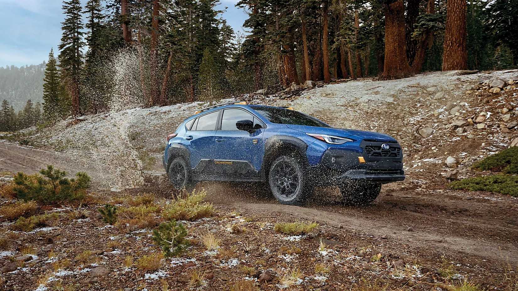 2026 Subaru Crosstrek tackling and off-road trail