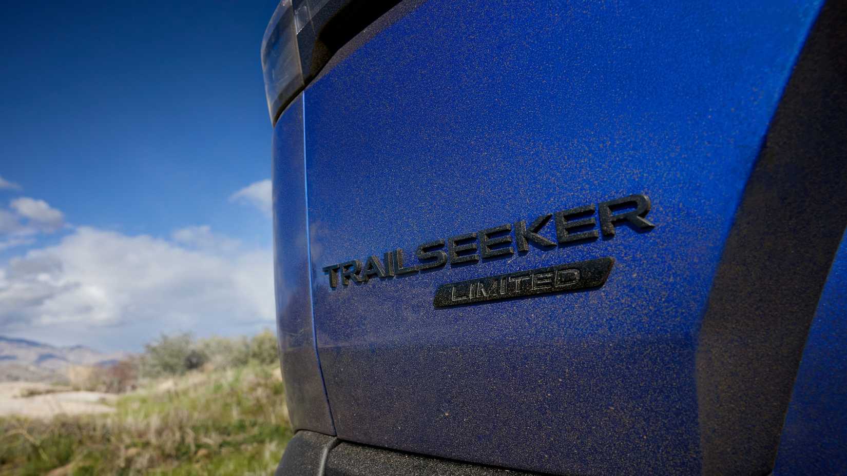 Emblema traseiro do Subaru Trailseeker 2026