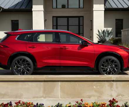 2026 Toyota Crown Signia in red side profile view