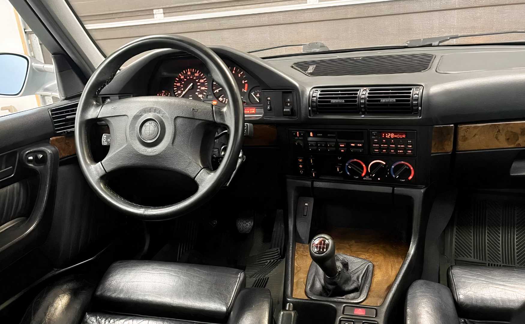 BMW 540i M Sport interior shot showing dash