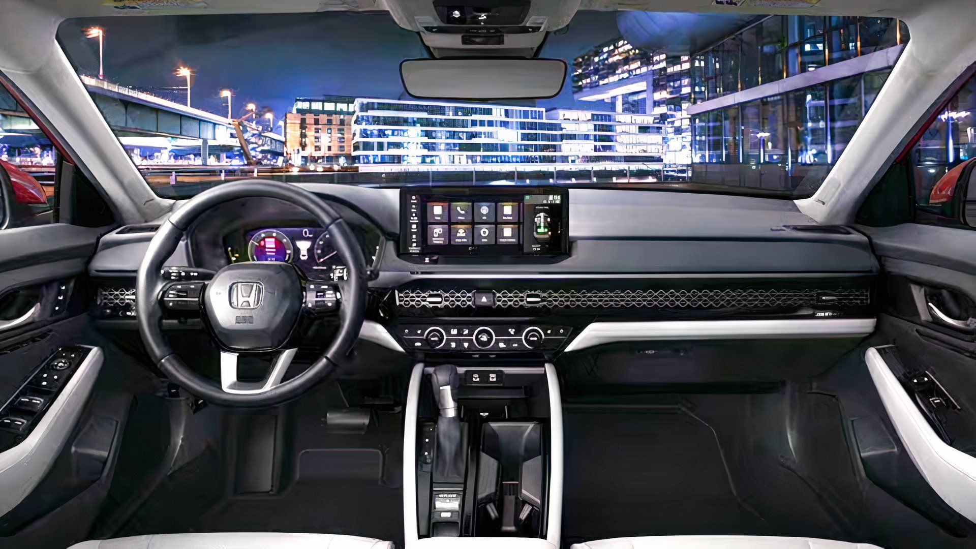 Interior shot of a 2026 Honda Accord showing dash