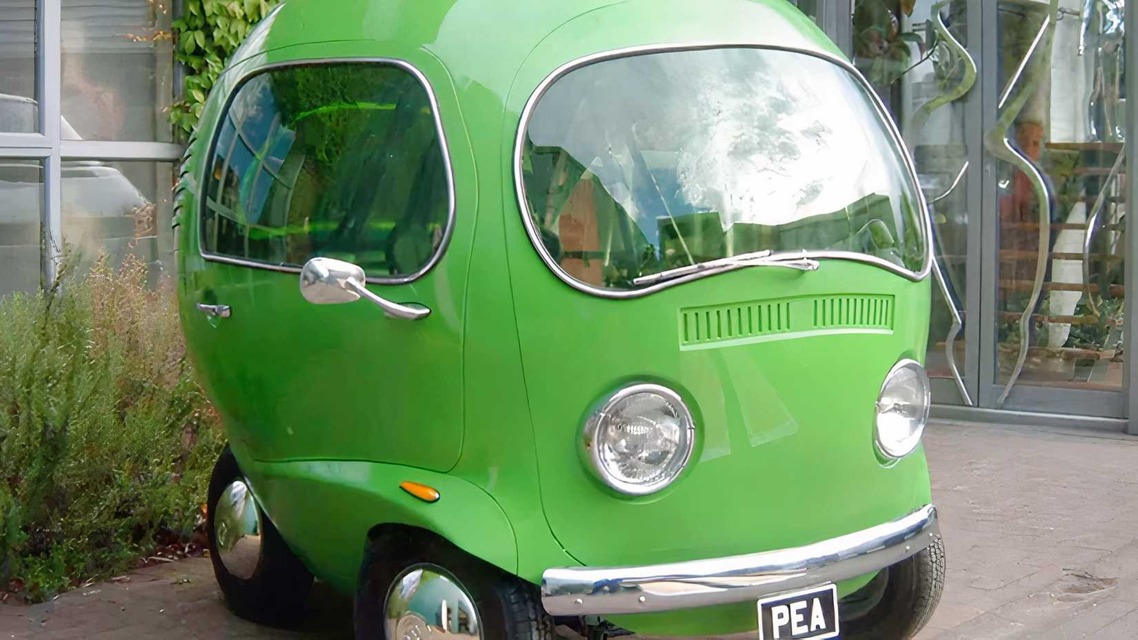 Foto frontal do Pea Car