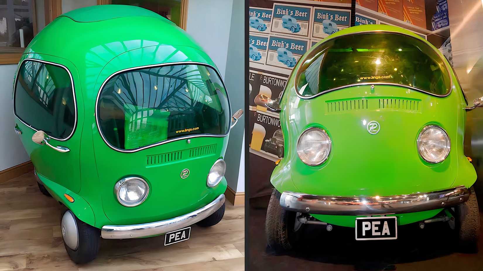 The Pea Car front shot