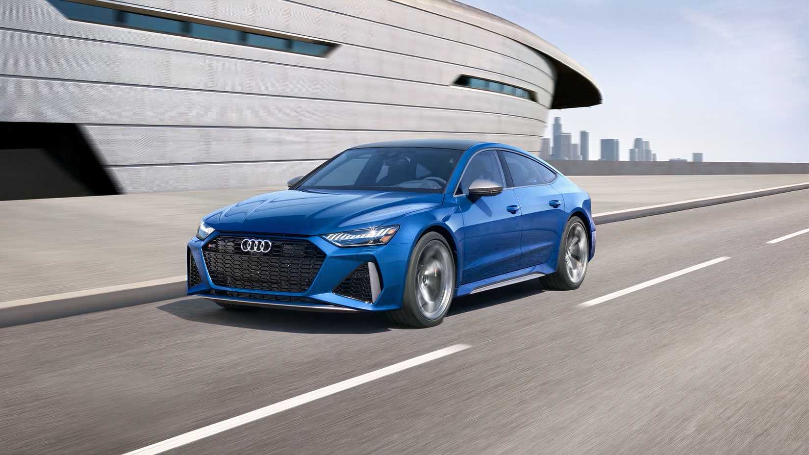 2026 Audi RS7 front 3/4