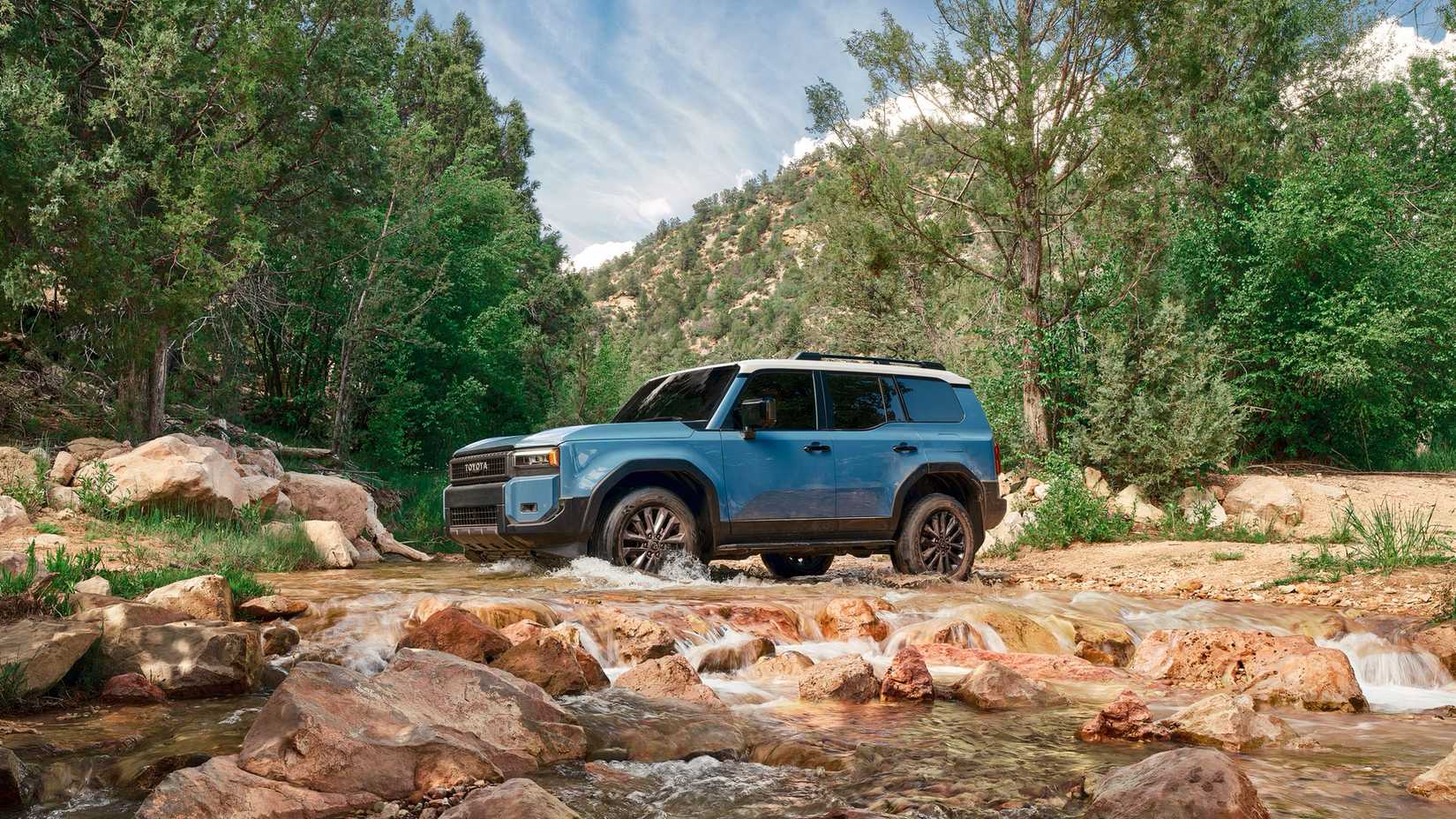 2026 Toyota Land Cruiser front 3/4