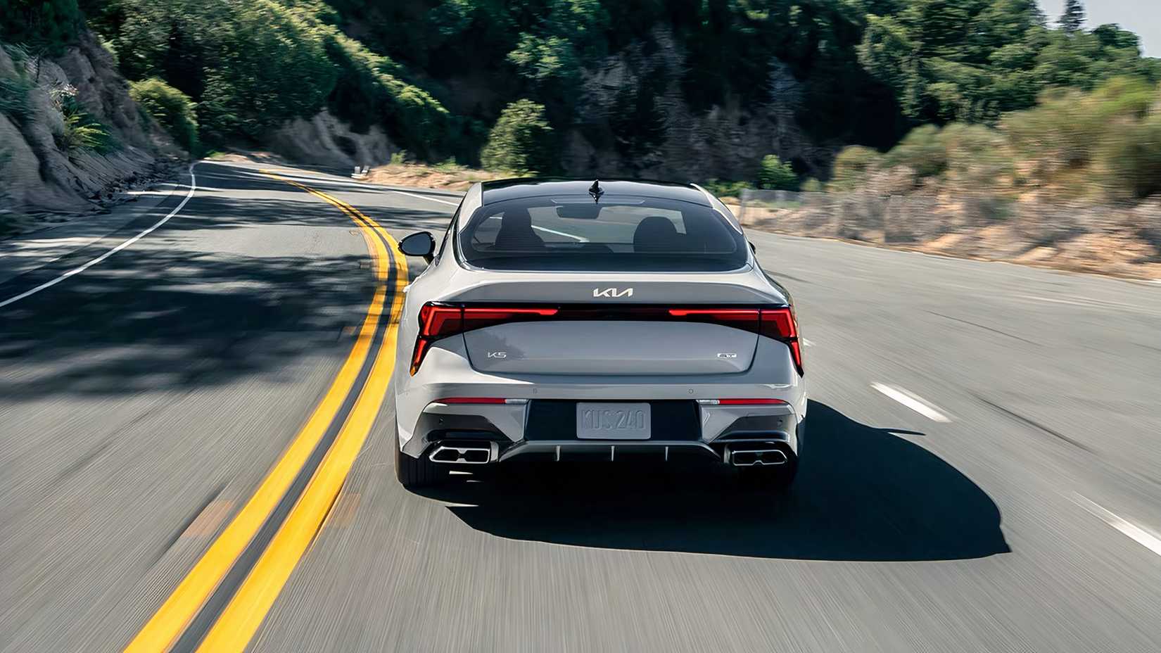 2026 Kia K5 GT rear action