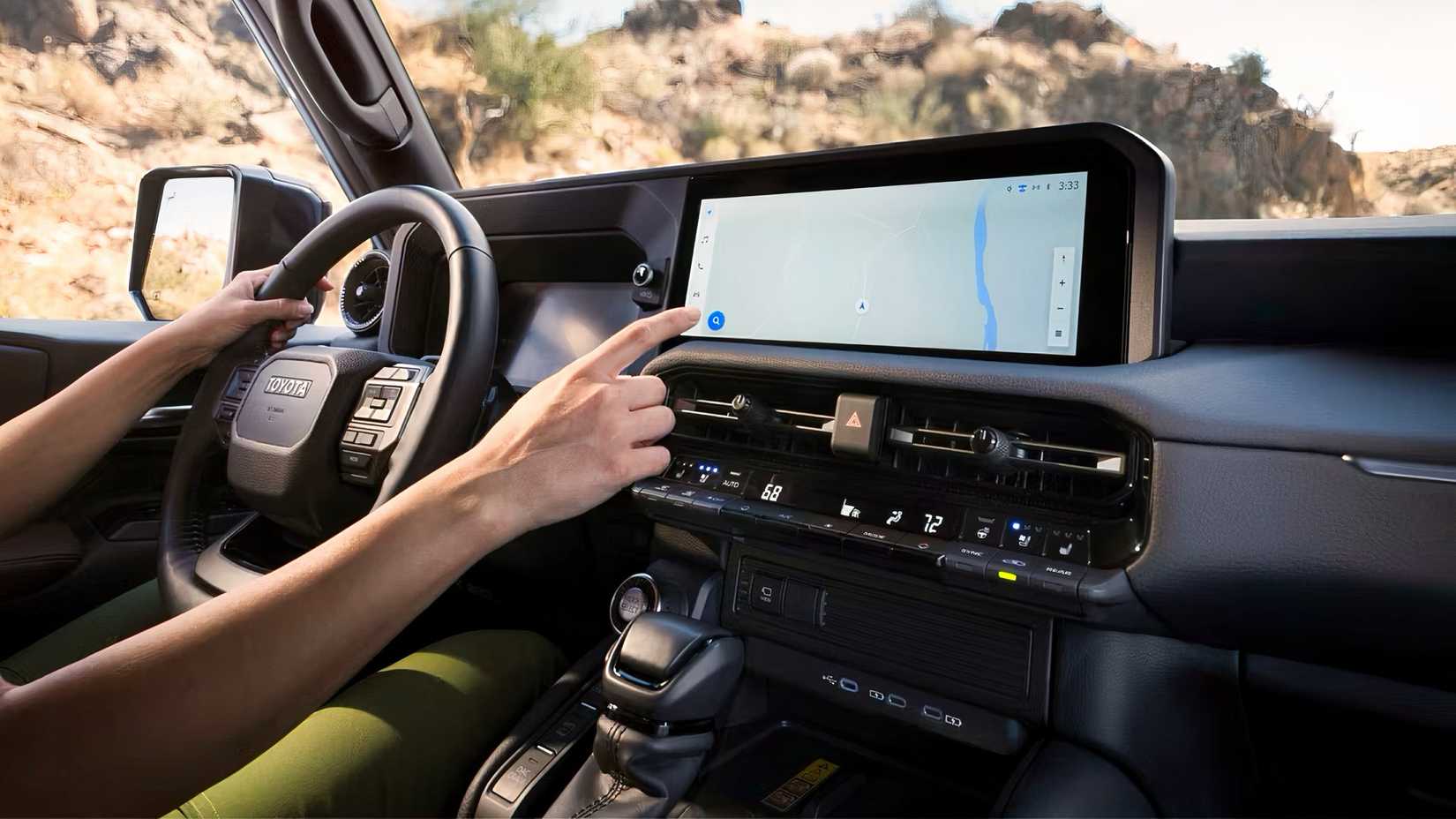 2026 Toyota Land Cruiser dashboard