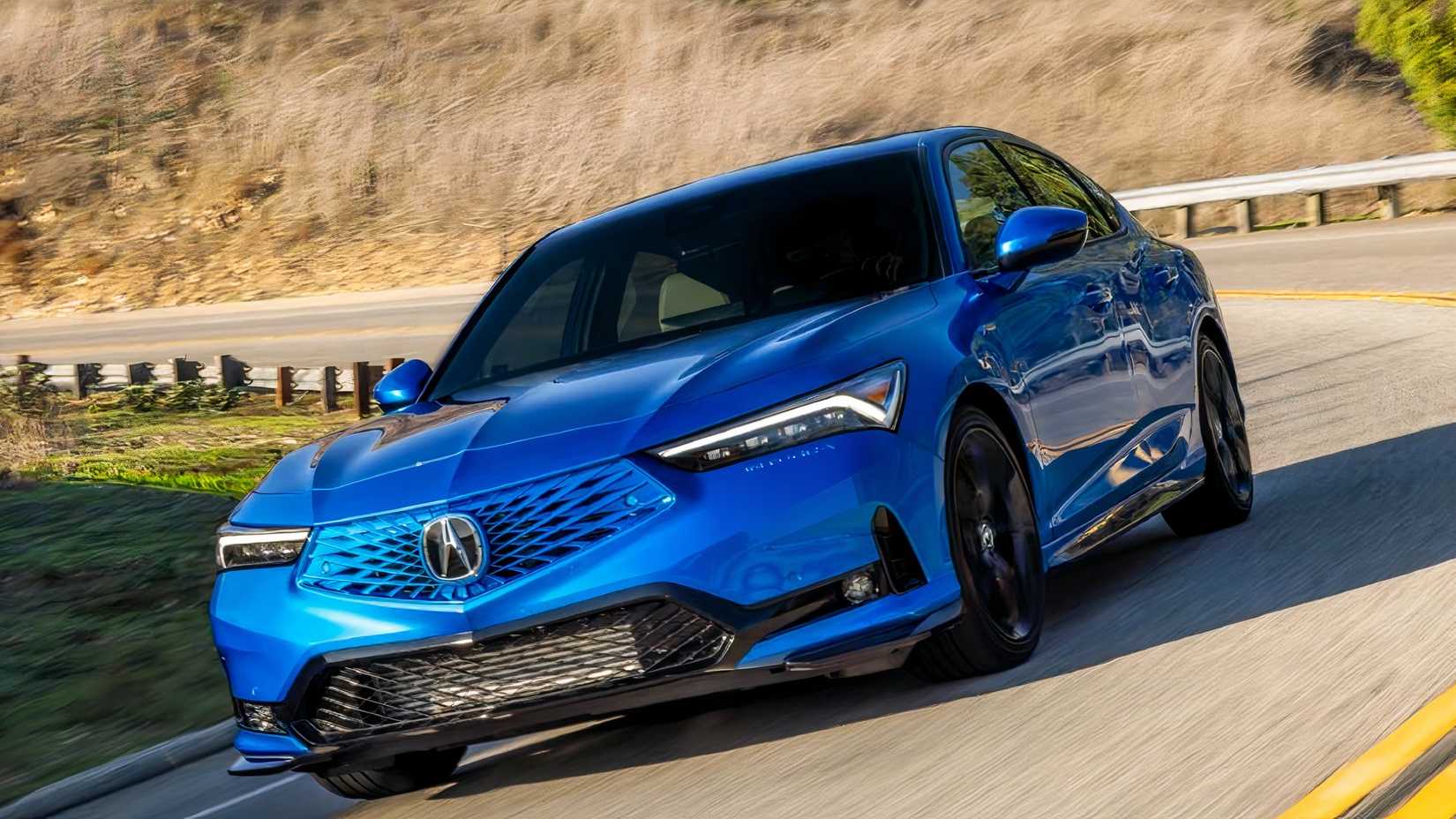 2026 Acura Integra A-Spec frontal 3/4 tiro