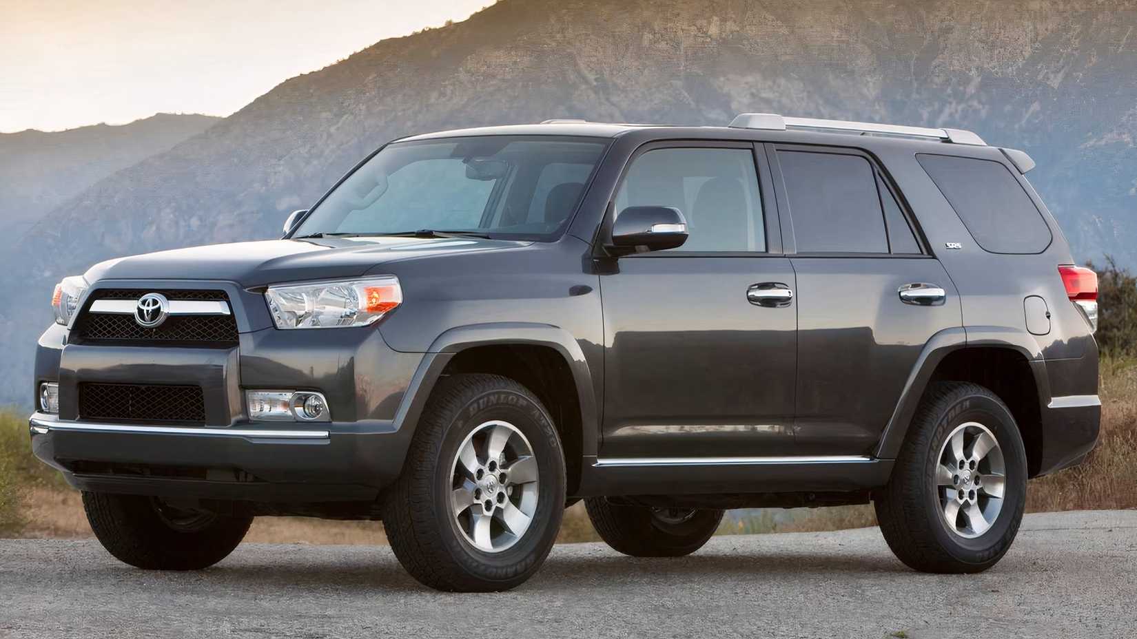 2012 Toyota 4Runner dianteiro 3/4
