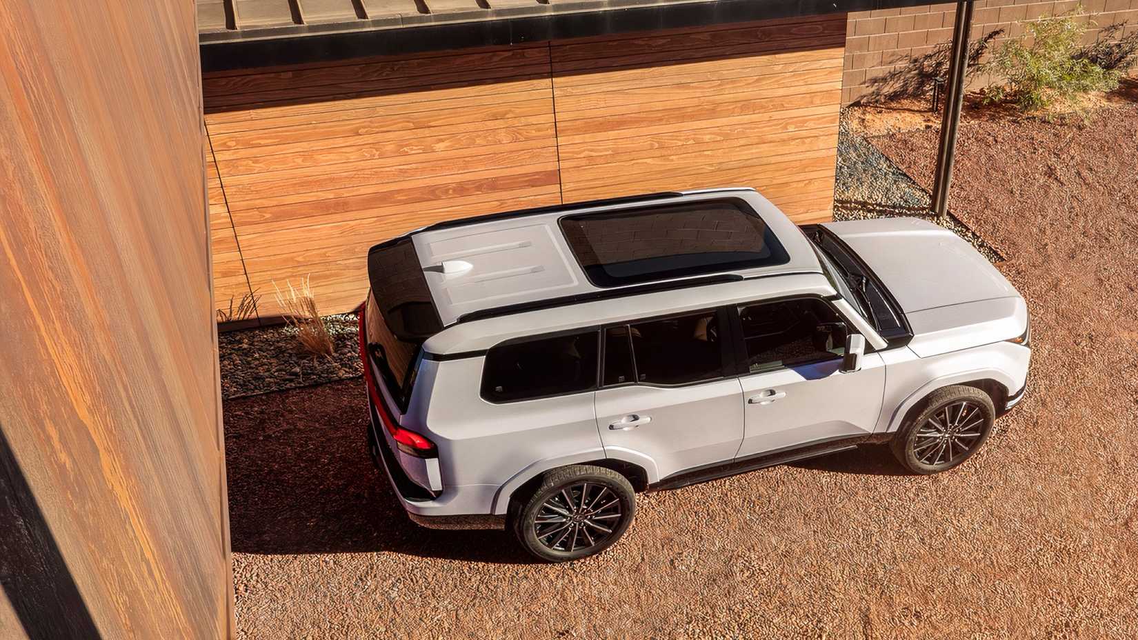 2026 Lexus GX 550 high-angle shot