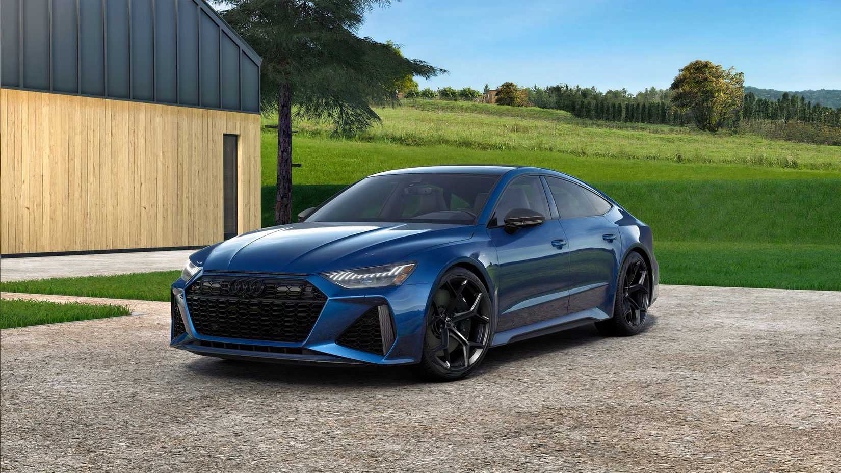 2026 Audi RS7 front 3/4