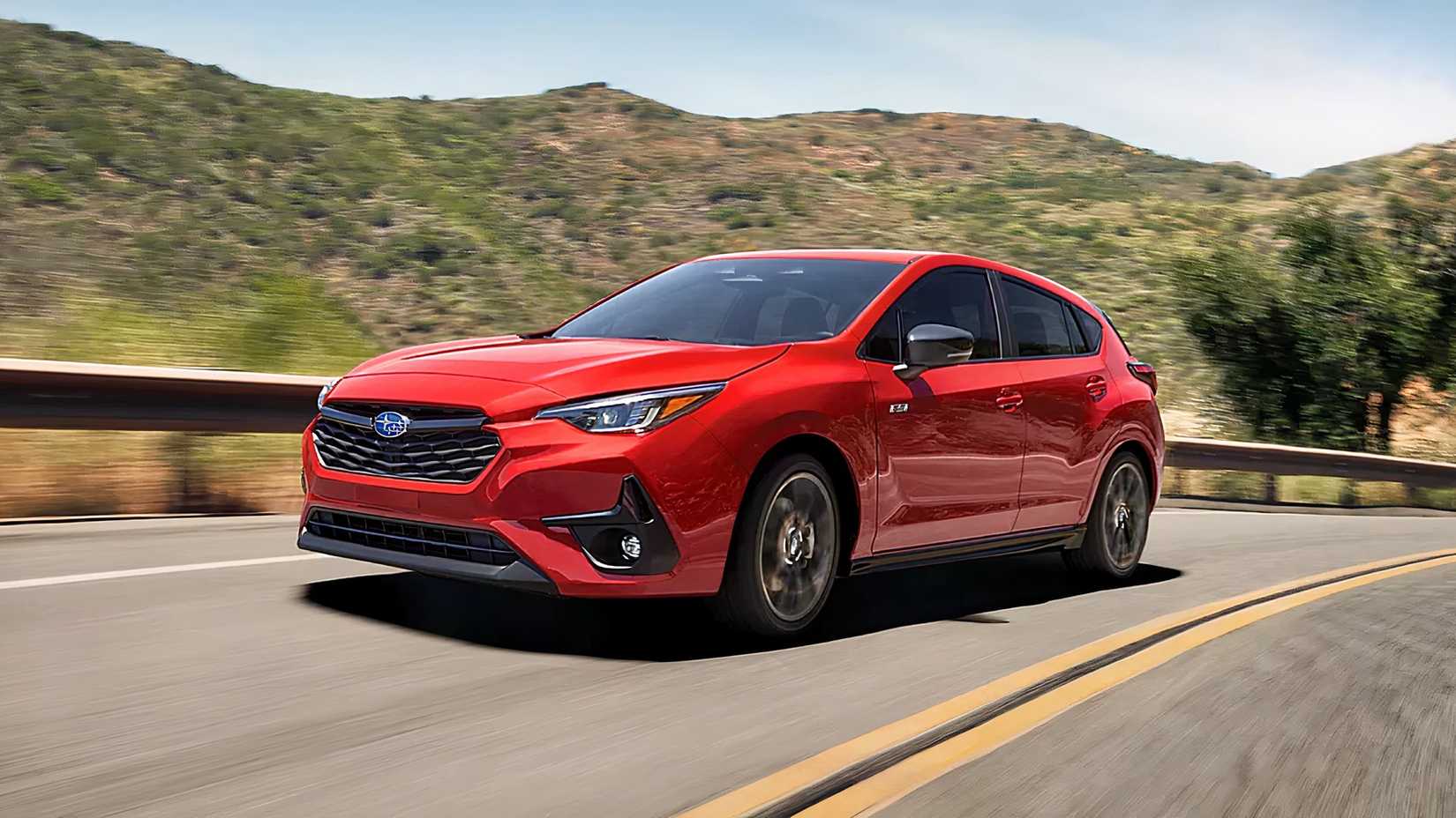 2026 Subaru Impreza RS front 3/4