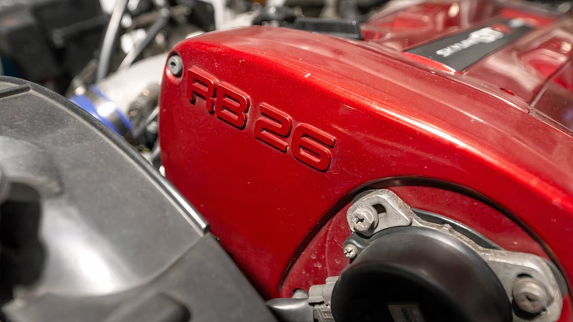 Nissan RB26 R34 closeup view