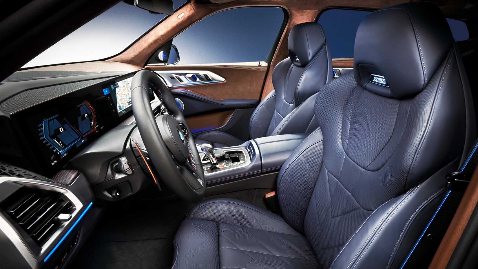 2026 BMW XM Label interior showing cabin