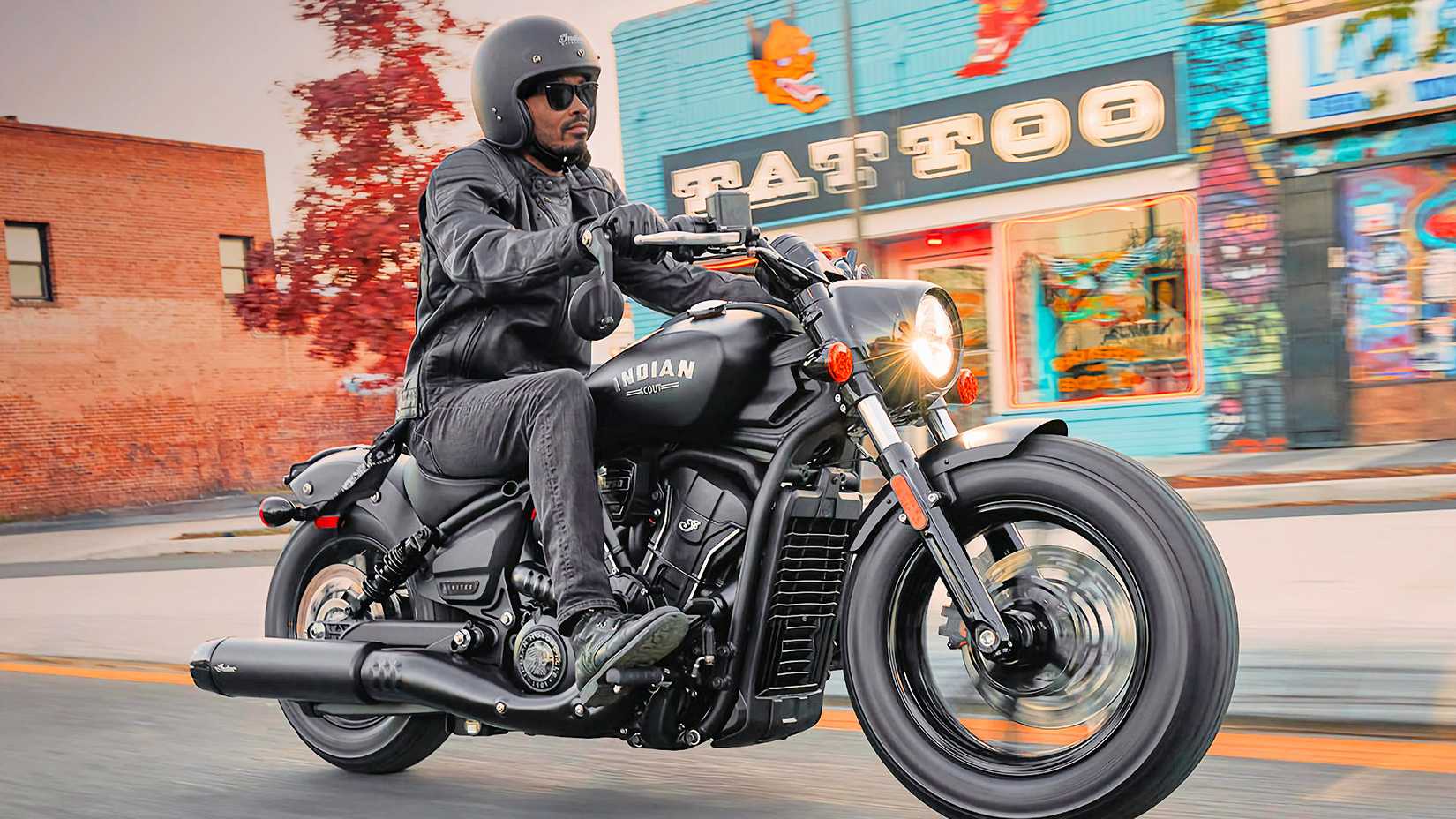 Rider on a 2026 Indian Scout Bobber