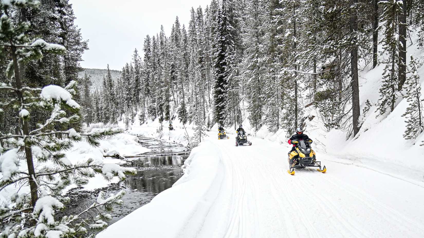Linha de trenós da trilha Ski-Doo 2027