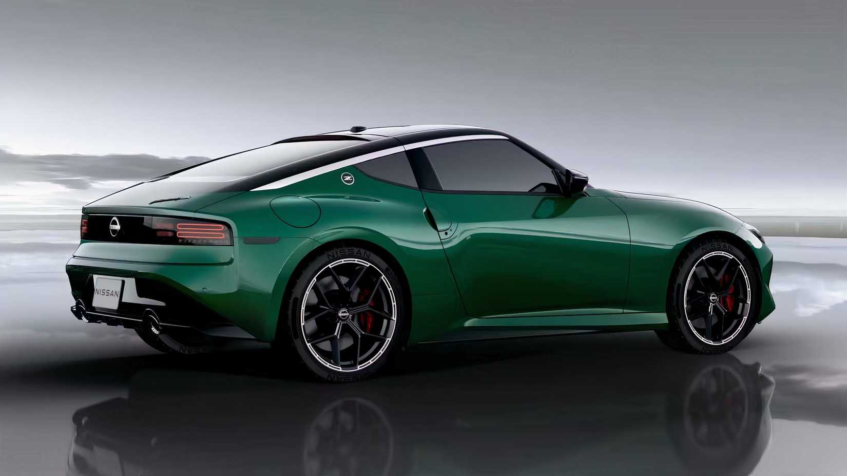 Rear 3/4 view of the 2027 Nissan Z