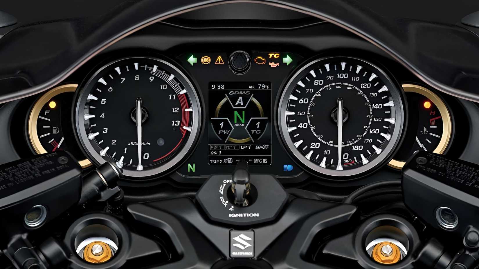 2026 Suzuki Hayabusa cockpit view