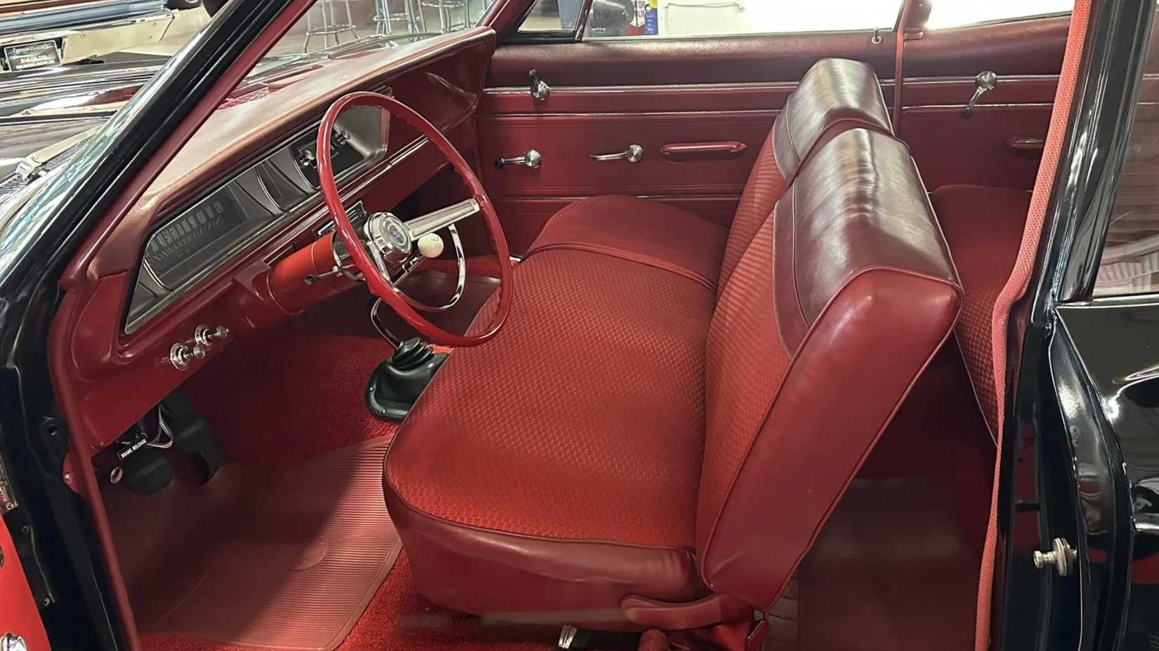 1966 Chevrolet Biscayne Two-Door Sedan L72 4-Speed interior