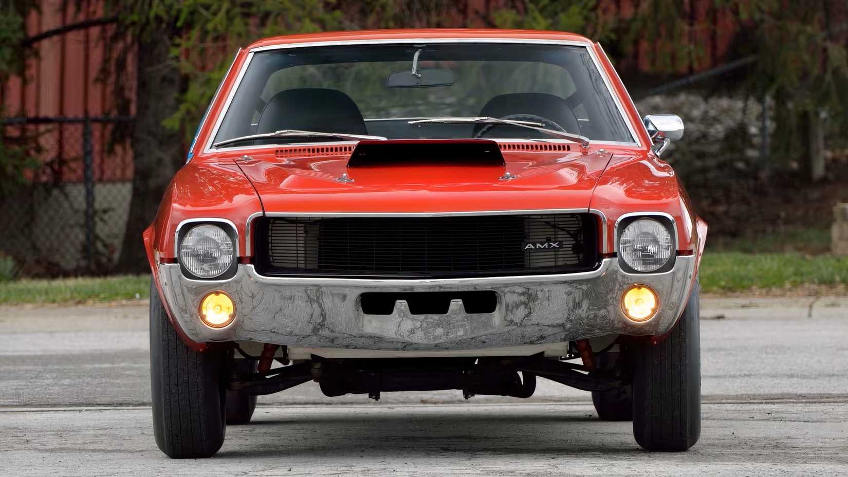 Vista frontal do Hurst SS/AMX 1969