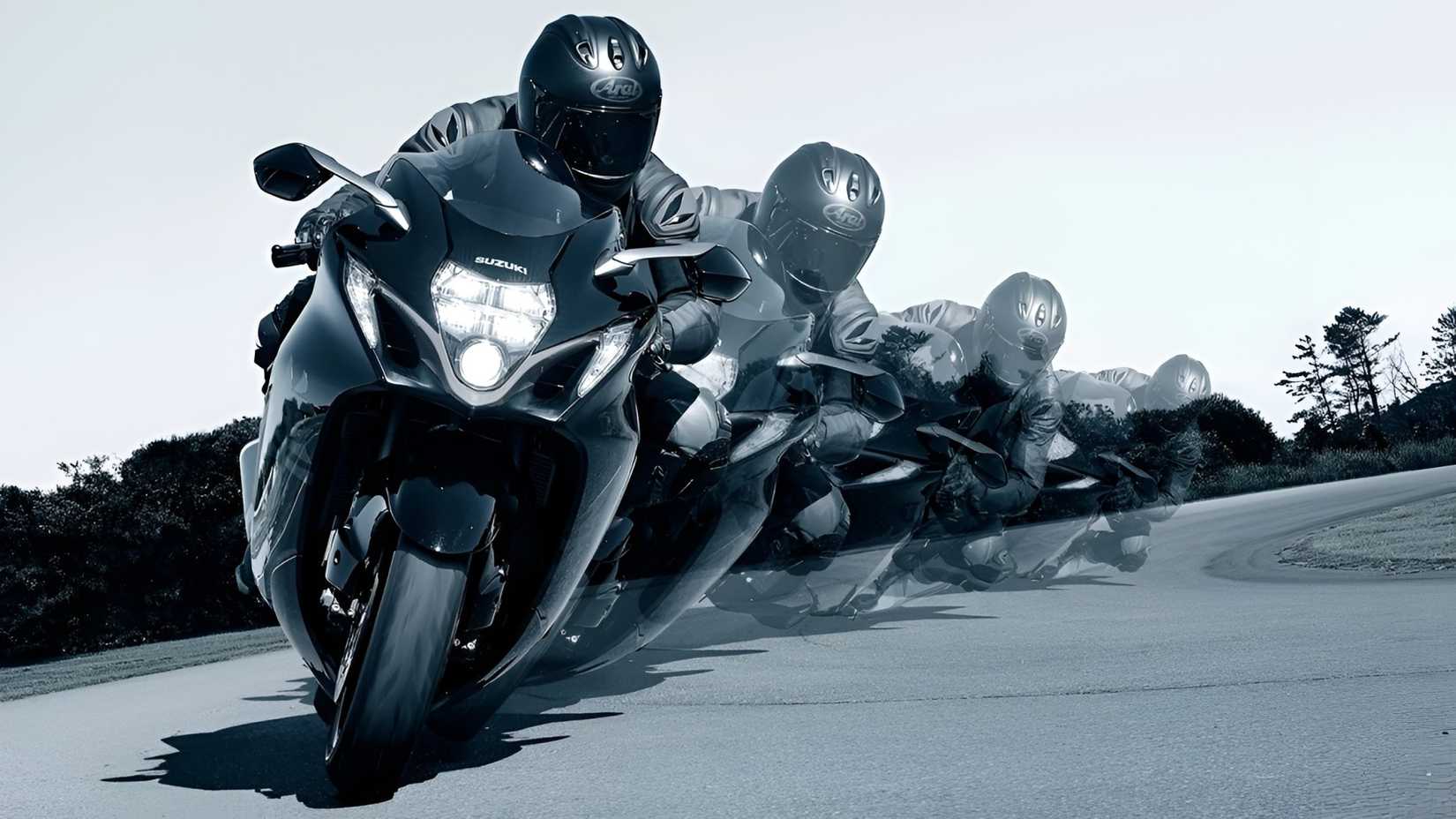 2026 Suzuki Hayabusa traction control in work