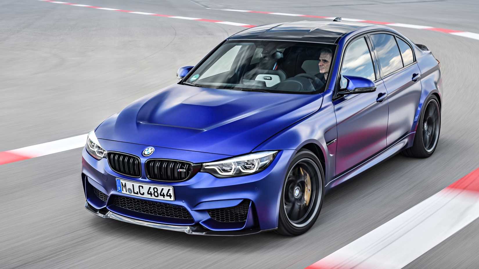 2018 BMW M3 CS front-quarter