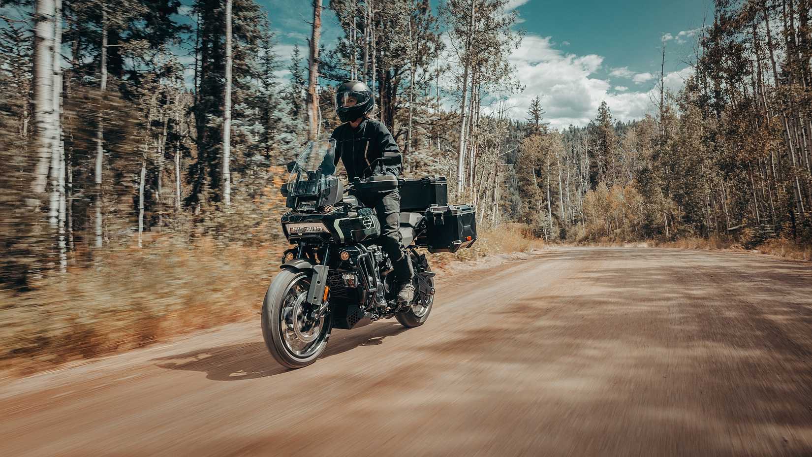 2026 Harley-Davidson Pan America 1250 Limited Riding In the Forest