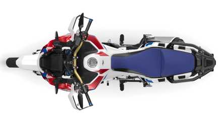 2026 Honda Africa Twin Adventure Sports Top View Studio Shot