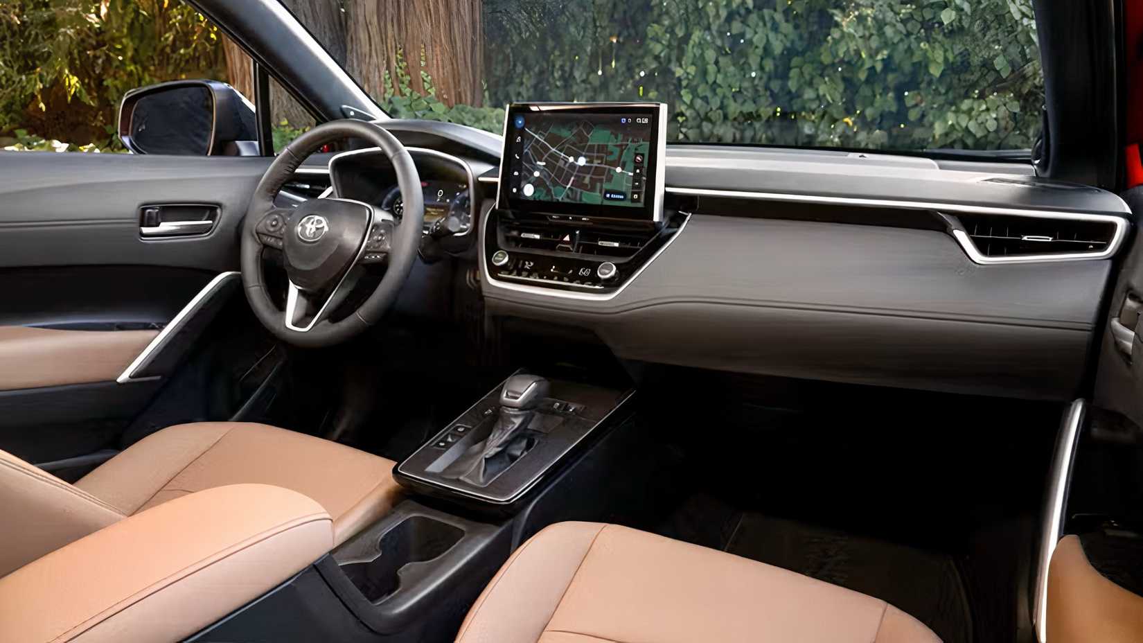 Banco do motorista cruzado do Toyota Corolla 2026