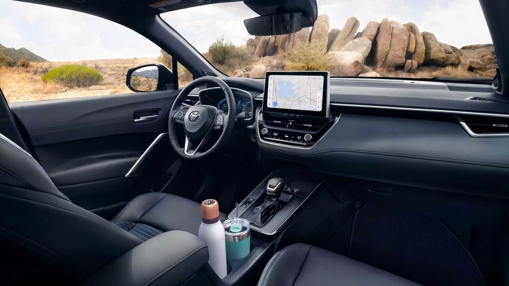 Banco do motorista cruzado do Toyota Corolla 2026