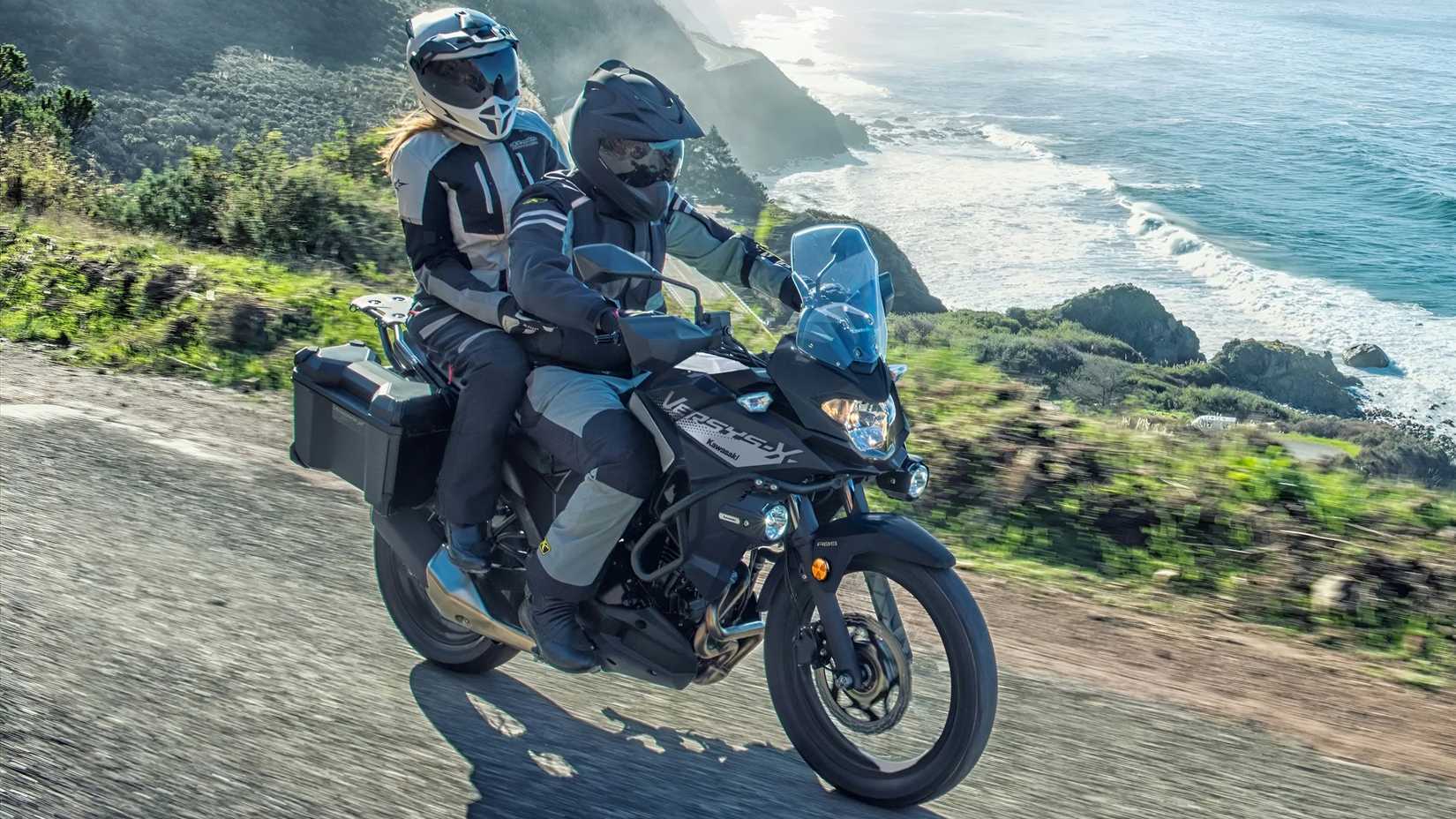 2026 Kawasaki Versys-X 300 fully-loaded touring-ready ADV on the highway