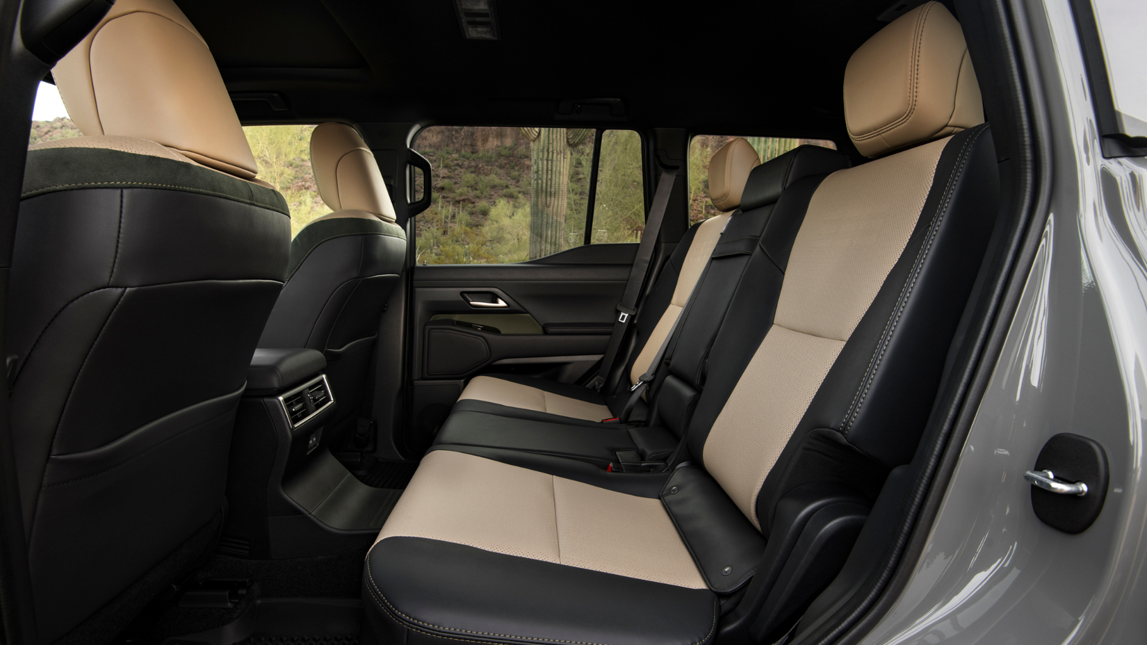 Second row seats of 2026 Lexus GX550