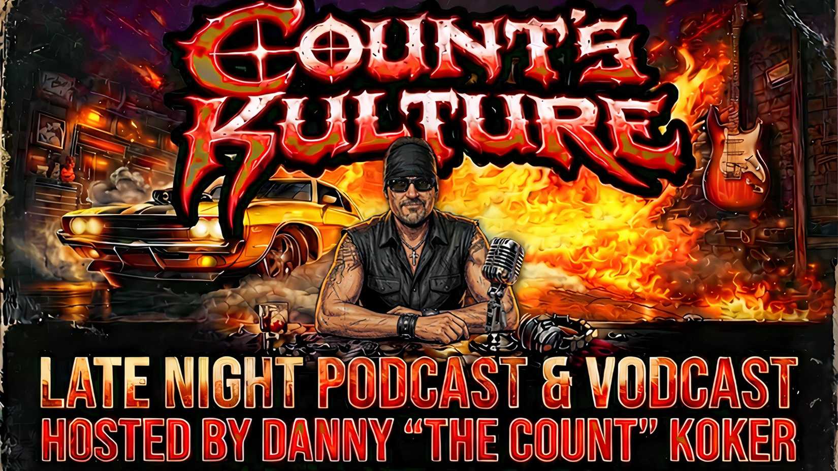 Danny Koker's Count's Kulture Podcast Vodcast estreia em 31 de março de 2026