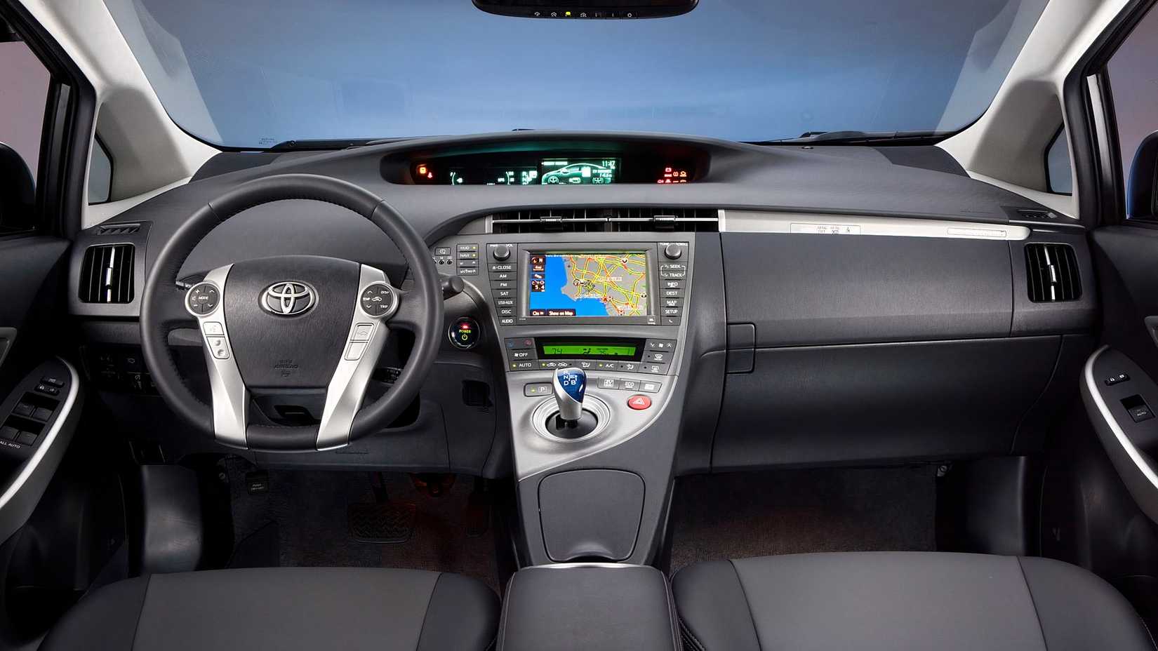 Interior híbrido Toyota Prius 2012