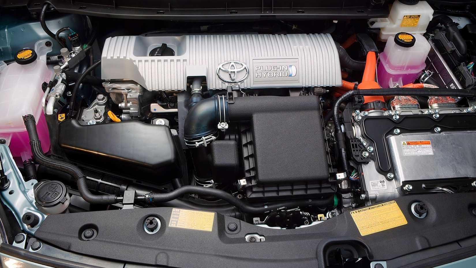 Compartimento do motor Toyota Prius Hybrid 2012 
