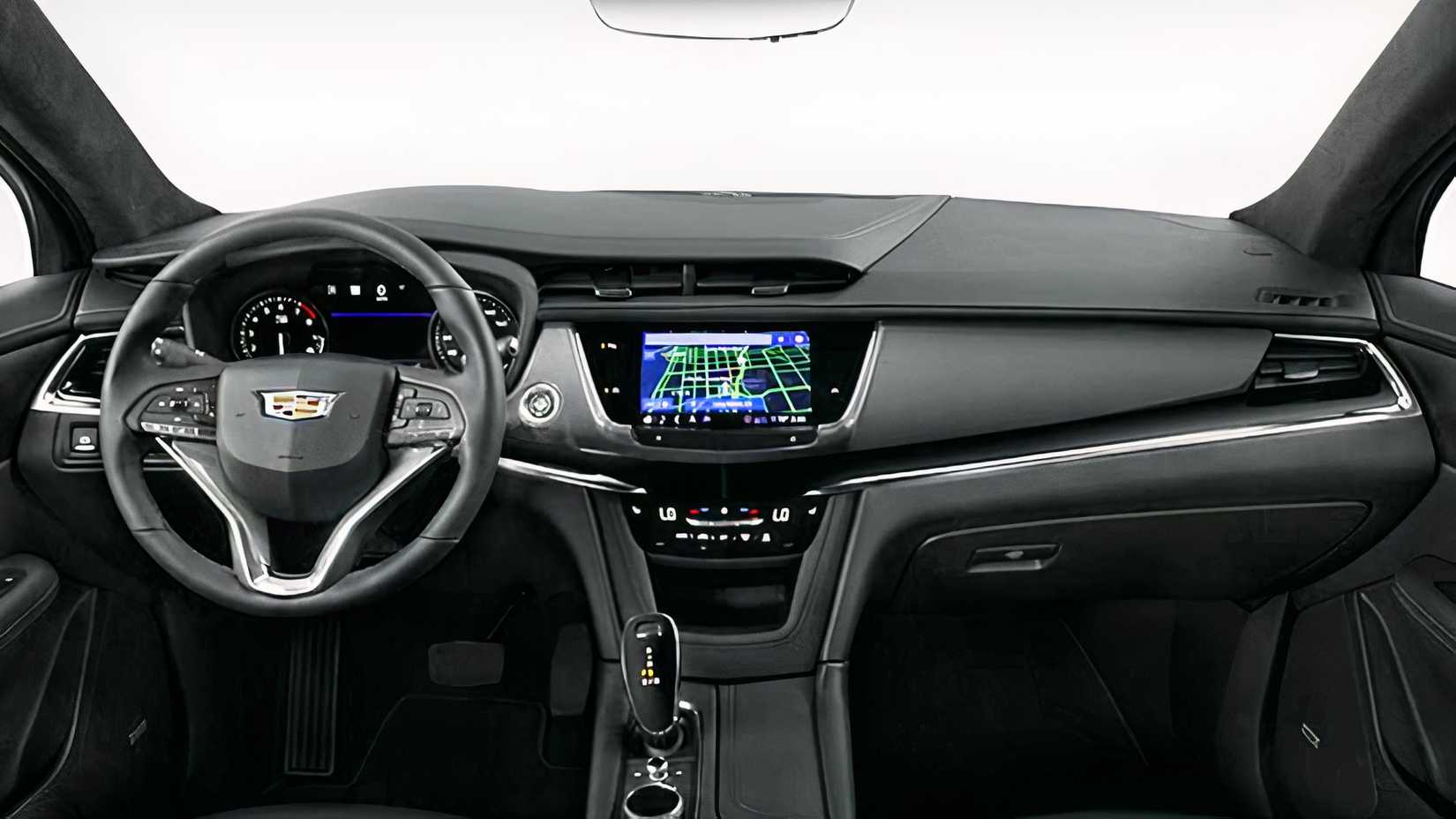 Interior do Cadillac XT6 2022 mostrando painel