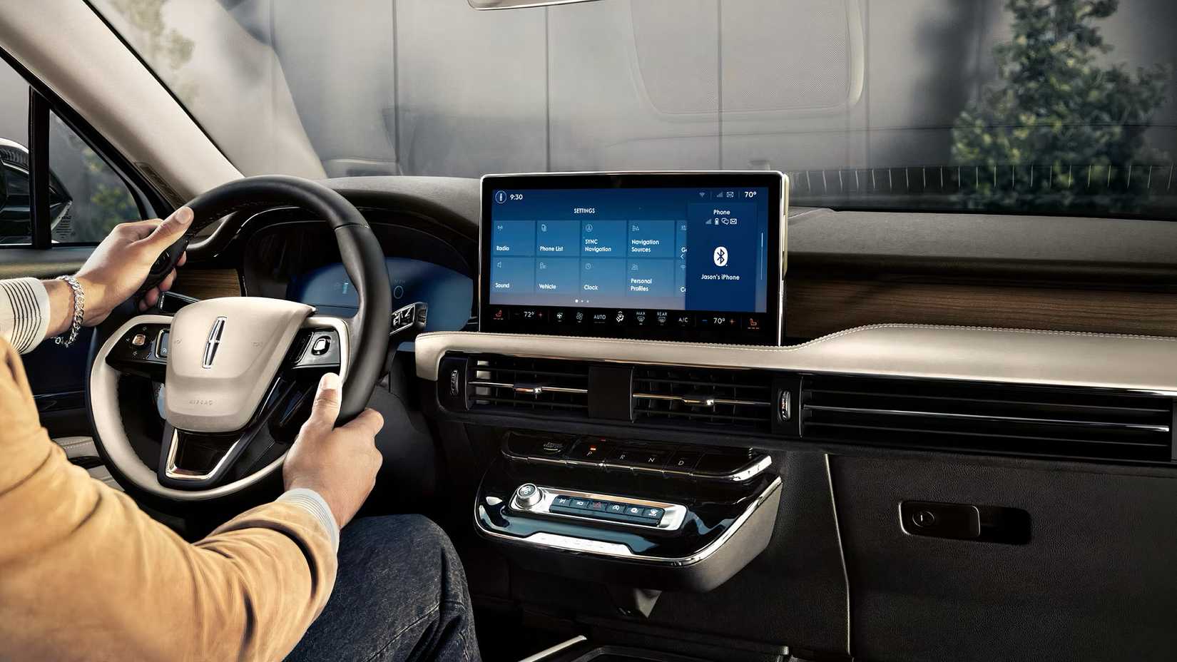 2026 Lincoln Corsair interior showing front cabin