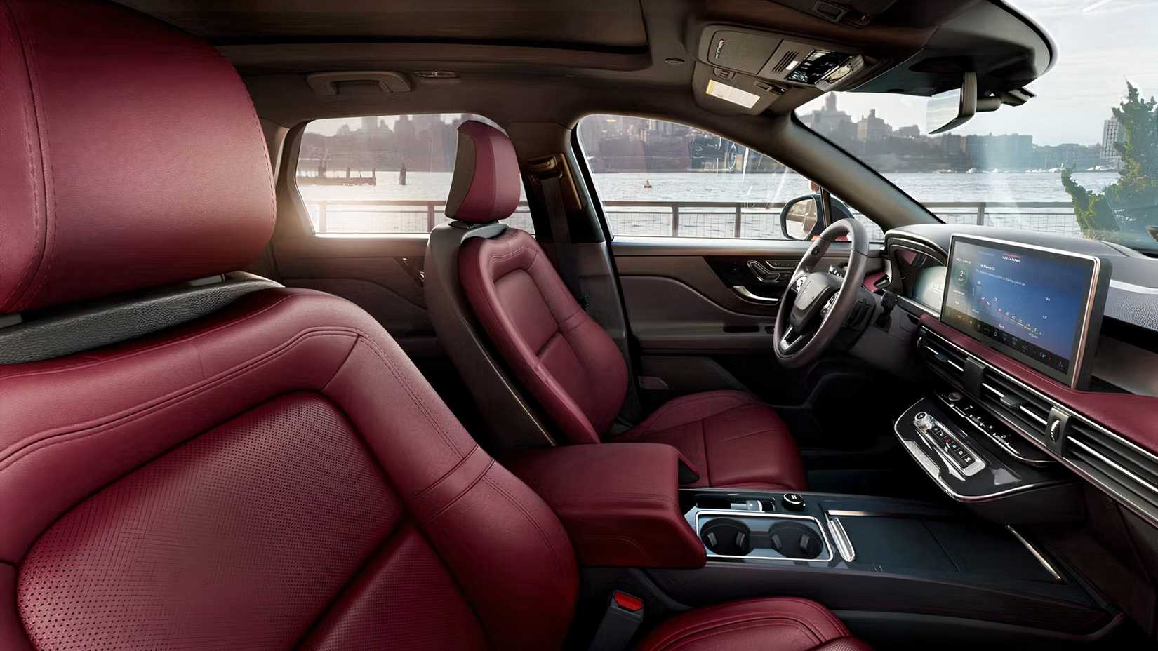 2026 Lincoln Corsair interior showing front cabin