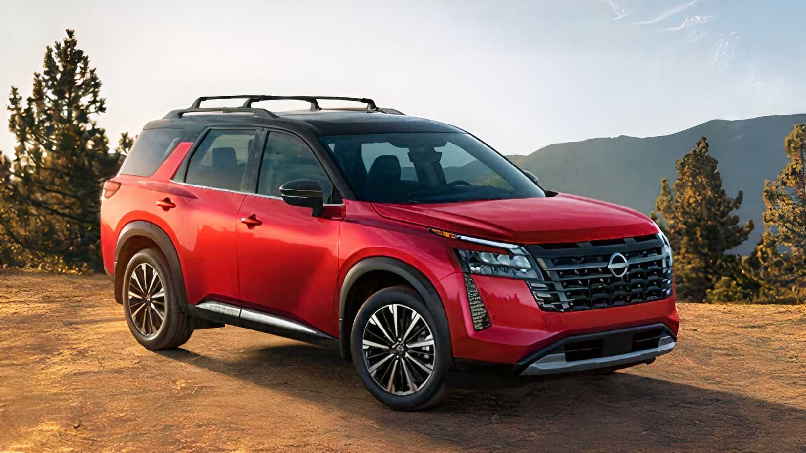 2026 Nissan Pathfinder front 3/4