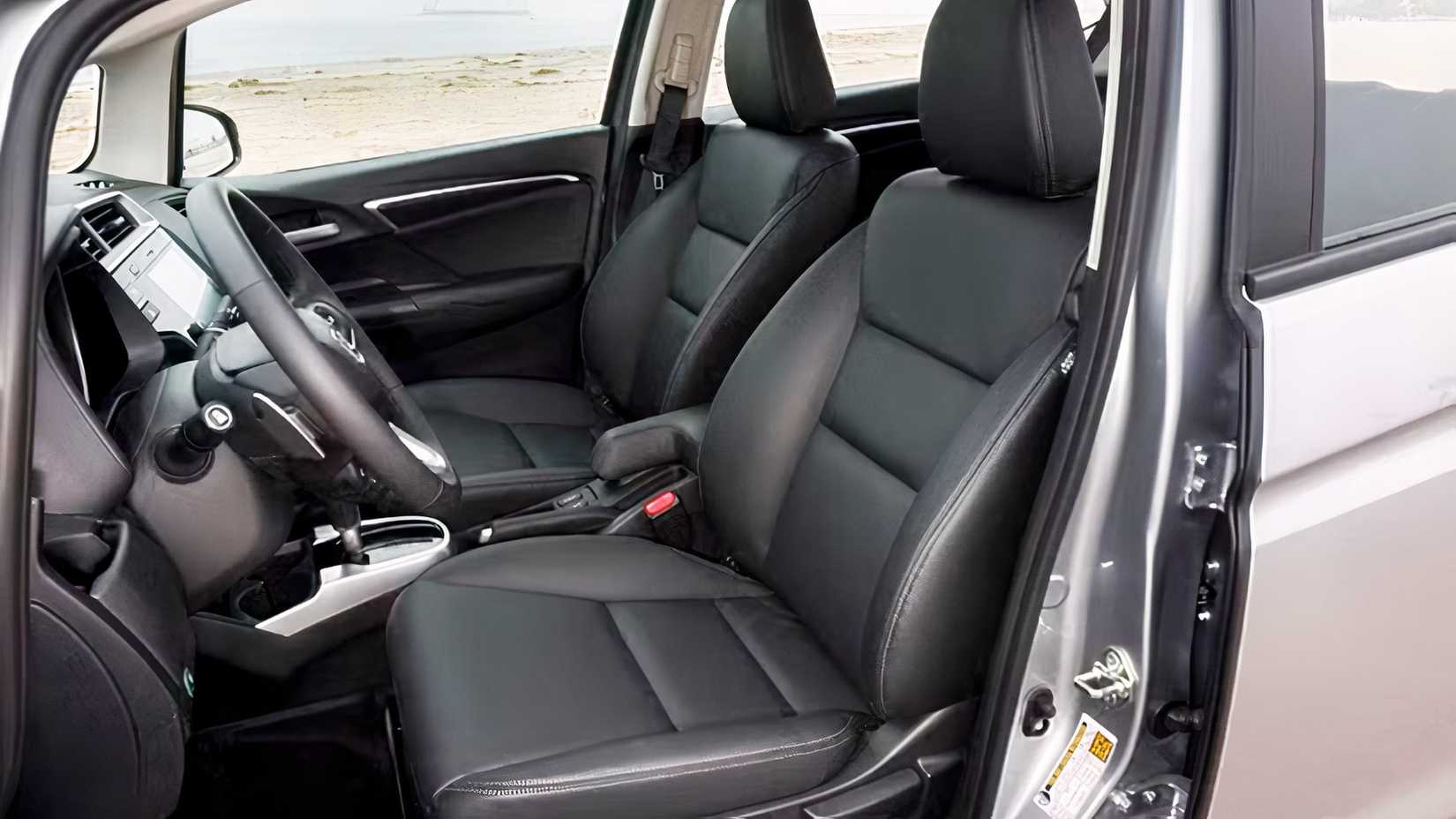 2020 Honda Fit interior showing front seats