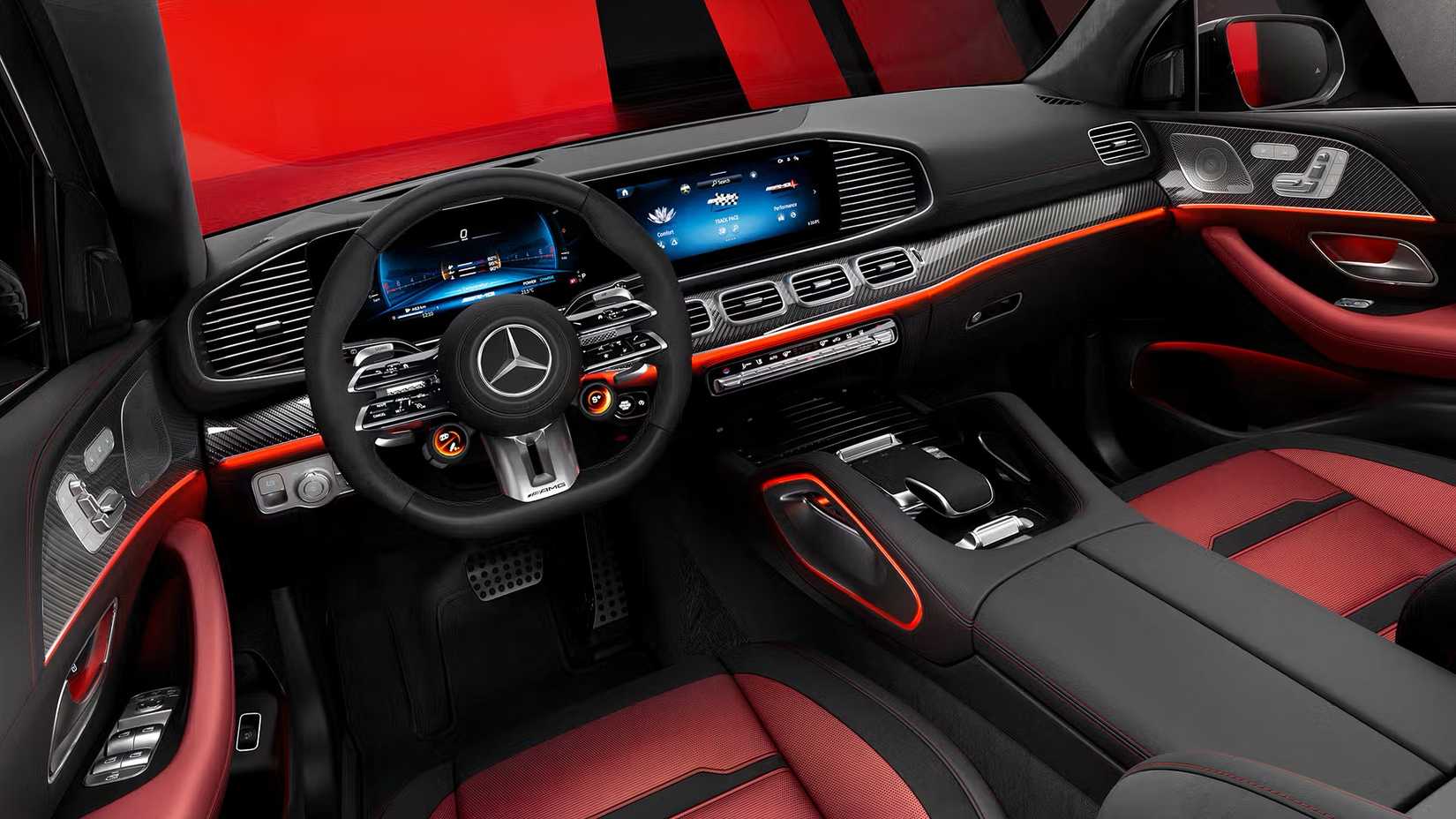 2026 Mercedes-AMG GLE 63 SUV interior showing cockpit